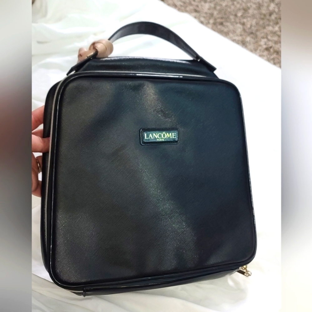 Lancome Paris Black make up bag